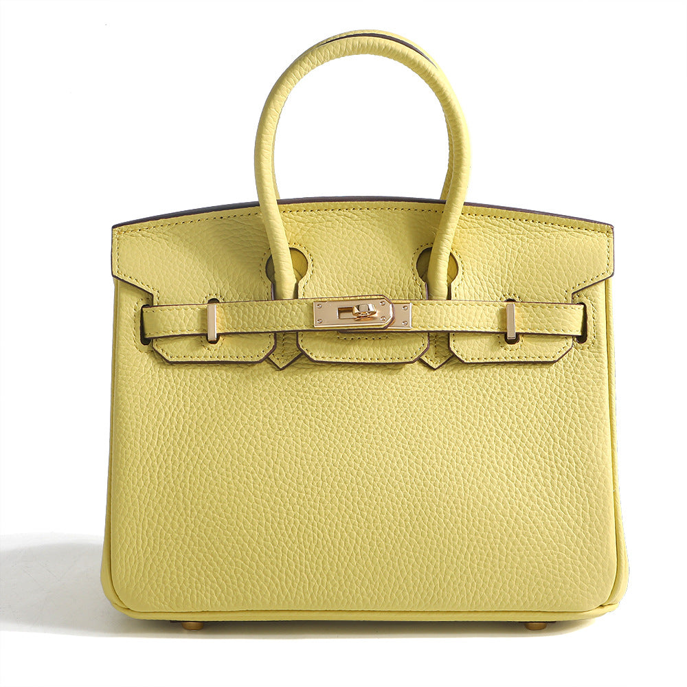 Premium Custom Color Tote Handbag – Inspired by Birkin Style (30+ Colors Available)