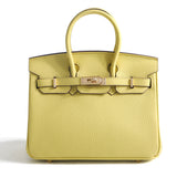 Premium Custom Color Tote Handbag – Inspired by Birkin Style (30+ Colors Available)
