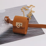 Small Bag Waist Bag Belt Women's Chain Necklace Decorative Bag