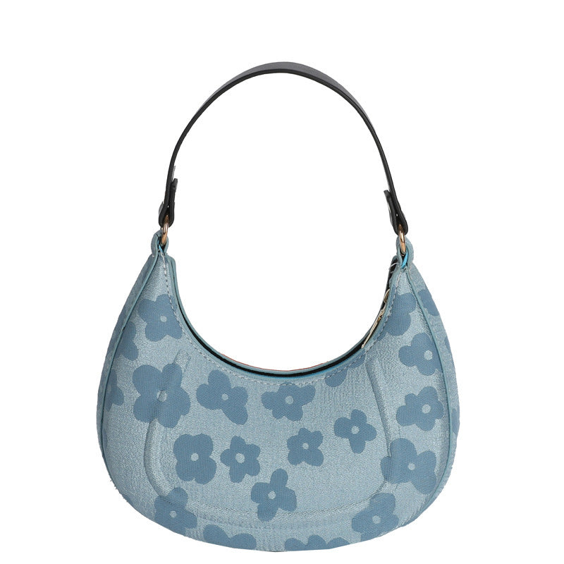 Fashionable Jacquard Handbag Temperament Retro