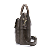 Men's computer bag cowhide