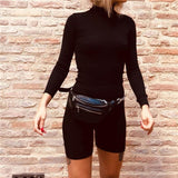 Waist bag handsome chain crossbody chest bag