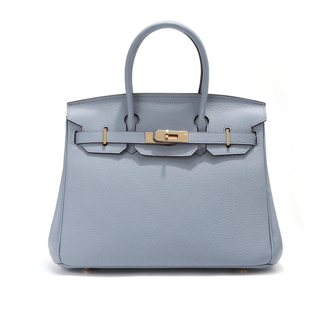 Premium Custom Color Tote Handbag – Inspired by Birkin Style (30+ Colors Available)