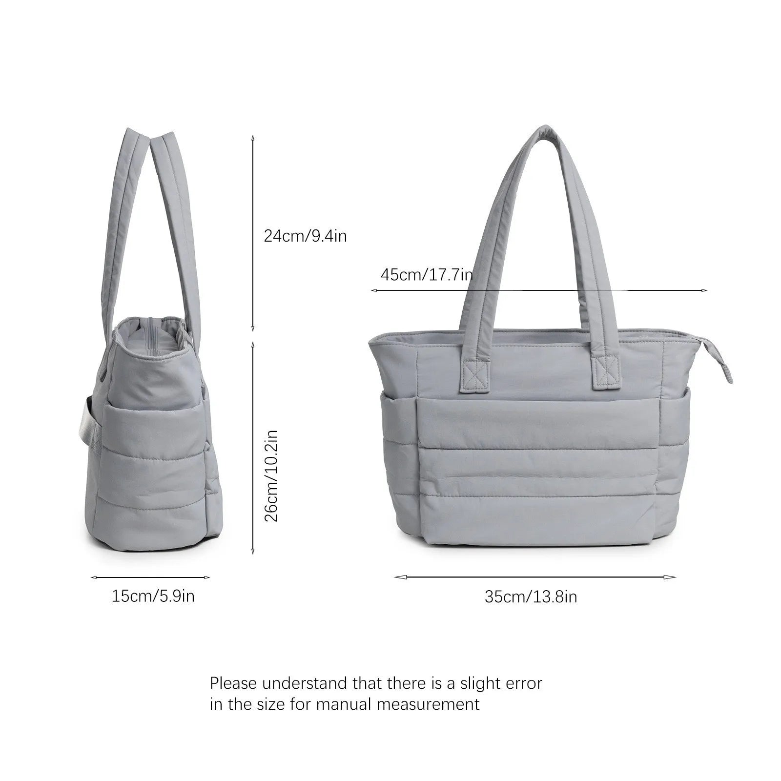 Custom Puffy Tote Bag – Lightweight, Waterproof, Everyday Essential