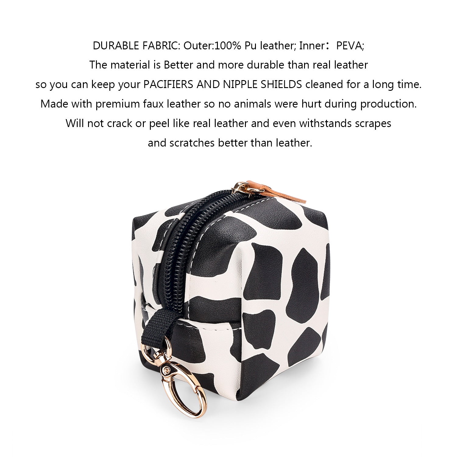 Pu Waterproof Pacifier Bag Hanging Mummy Bag