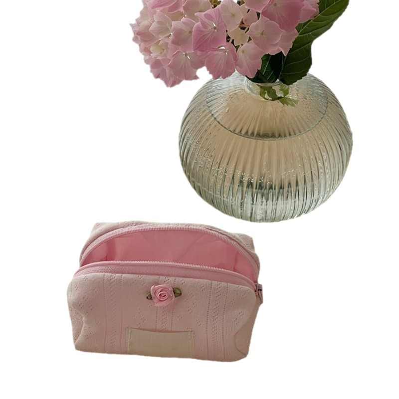 Bow Wash Bag Travel Portable Lipstick Storage