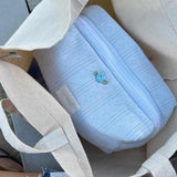 Bow Wash Bag Travel Portable Lipstick Storage
