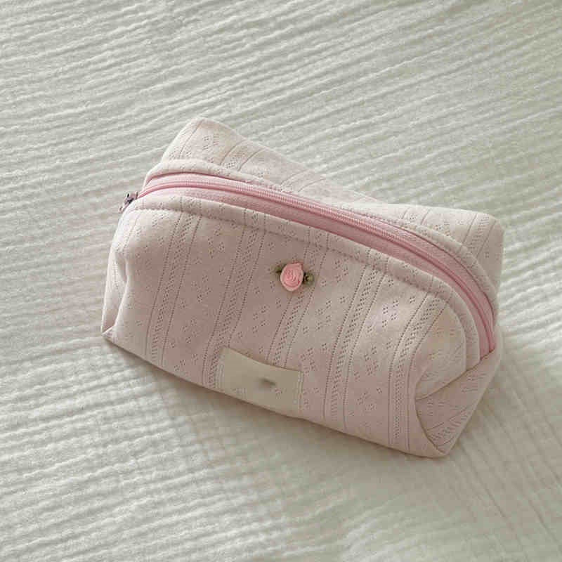 Bow Wash Bag Travel Portable Lipstick Storage