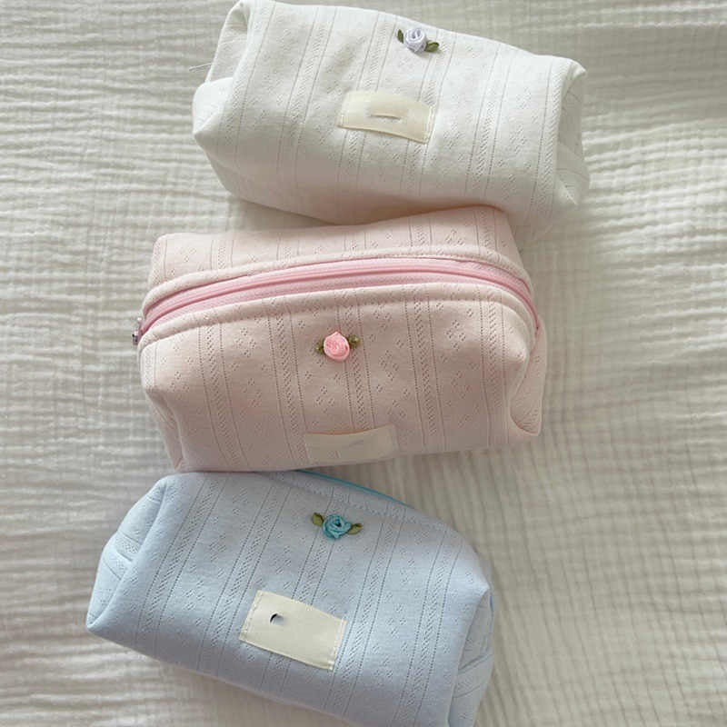 Bow Wash Bag Travel Portable Lipstick Storage
