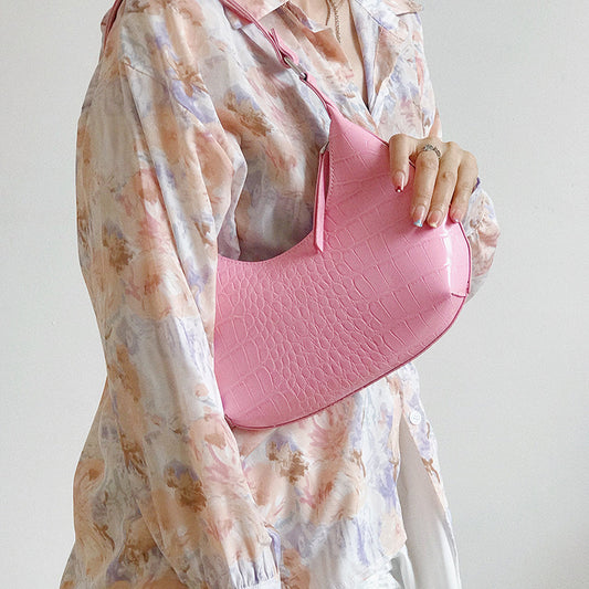 Fashion Half-moon One-shoulder Armpit Bag