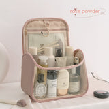 PVC Portable Makeup Transparent Bag Large Capacity Hanging Wash