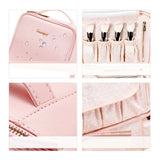 Storage Large Capacity Portable Travel PU Leather Wash Bag