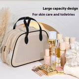 Dry Wet Separation Wash Bag Double-layer Semicircle Carrying Case