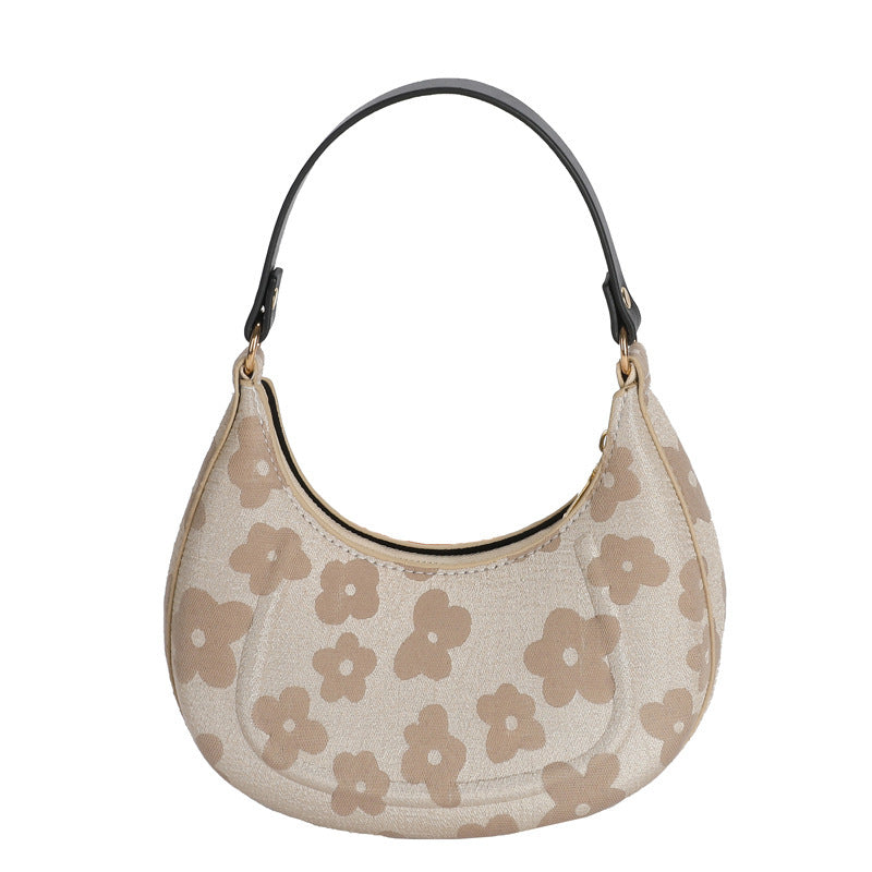 Fashionable Jacquard Handbag Temperament Retro