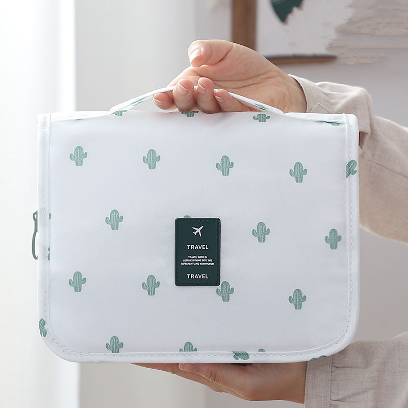 Small-size Cosmetic Bag Portable Korean Simple Girl Heart Wash Bag Large Capacity Men's Cosmetic Bag Hook Bag