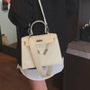 Crocodile Pattern Top Handle Bag – Elegant Kelly Style Handbag